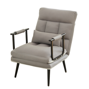 折叠躺椅办公室可躺可睡午休午睡单人床夏季坐躺两用椅靠背沙发椅