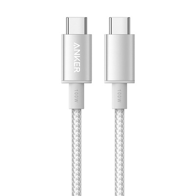 Anker安克超级快充线适用于华为小米三星编织线双typeC数据线安卓手机充电线iPhone16苹果15promax充电线