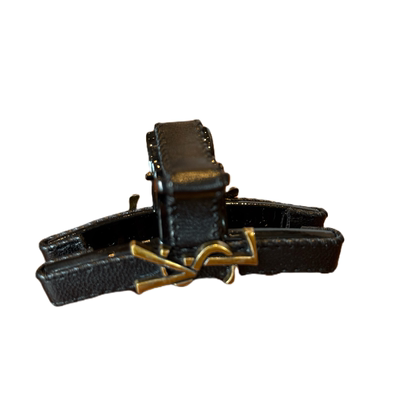 2025新款皮质发饰6厘米小抓夹时尚OL复古字母通勤刘海抓鲨鱼夹女