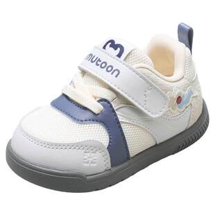 牧童祥云学步鞋男童春秋软底网面1-3岁宝宝鞋子国风机能鞋女童鞋