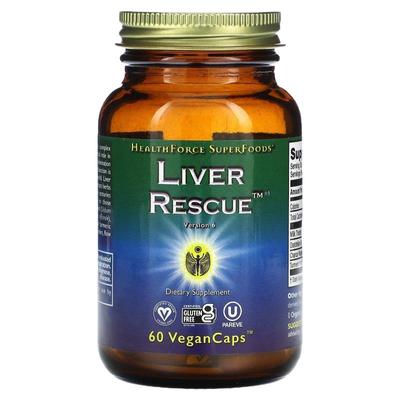 HealthForce Superfoods,Liver Rescue, 60 Vegan Caps