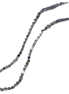 钛钢不掉色女小众高级感碎银项链