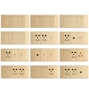 国际电工118型开关插座大小中盒二三插5五孔插散件模块电脑源面板