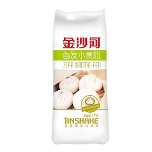 金沙河自带酵母面粉2斤包子馒头专用粉家用中筋面粉做油条