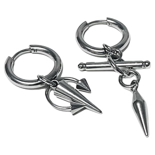 【MAS救护所】钛钢耳环耳夹不对称 不褪色铆钉 朋克亚文化 无性别