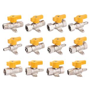 晋质天燃气阀4分燃气灶开关阀门水管内外丝活接带座直通手动防爆