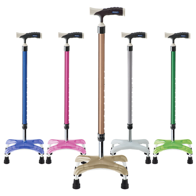 MIKI拐杖轻便防滑老年人四脚手杖