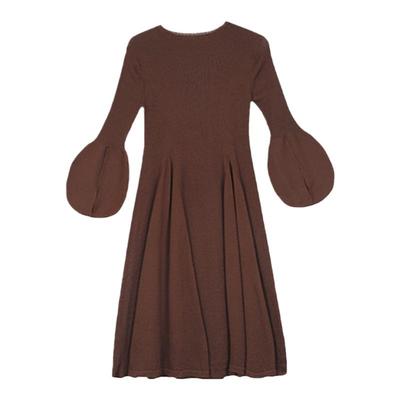 readme简约A摆舒适针织连衣裙