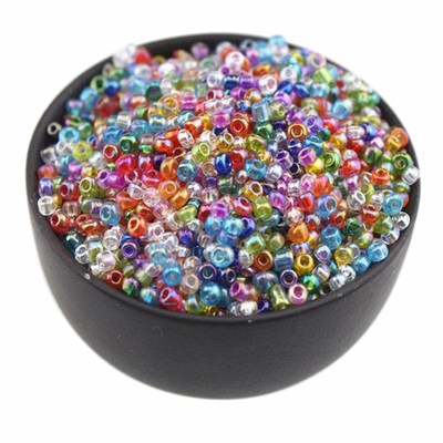 diy水晶奶油灌银玻璃手工串珠