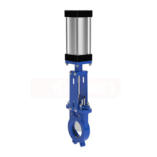 PZ673H-10C气动刀闸阀铸钢圆口插板阀DN50 65 80 100 125 150 200