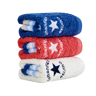 3条装棉田高尔夫纯棉运动小毛巾全棉加厚柔软吸水洗脸擦手方巾