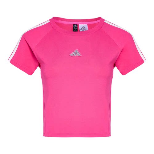 Adidas/阿迪达斯正品DANCE T-SHIRT女士修身短款短袖T恤KS0278