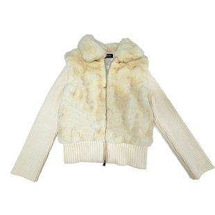 【TR】“奶呼呼” 甄选雷克斯獭兔简单皮草外套袖子可脱卸马甲女