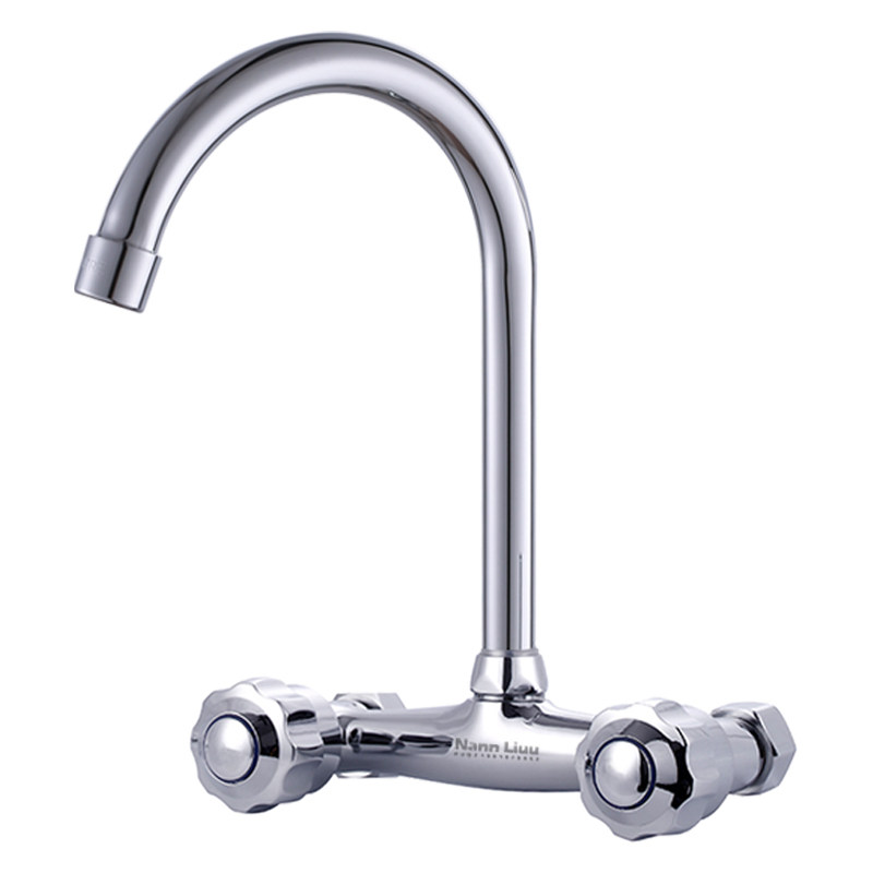 入墙式冷热龙头家用厨房洗菜盆混水阀加长阳台洗手池水槽龙头正品