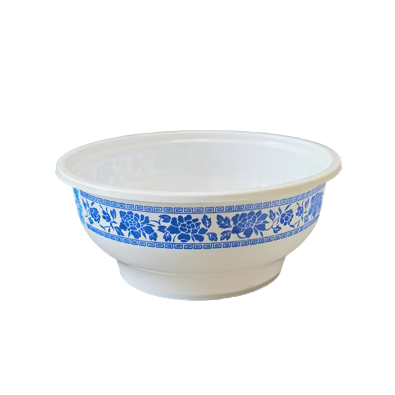 免邮巨划算一次性碗塑料碗青花碗商用加厚食品级餐盒打包家用外卖