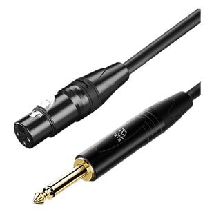6.5转卡农公母麦克风音频线话筒线卡侬转6.5功放音响连接线卡农线