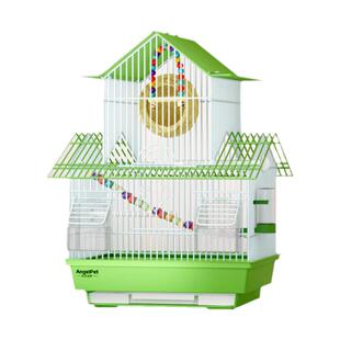 鸟笼虎皮鹦鹉笼子专用豪华别墅牡丹大号新型金属家用文鸟珍珠用品