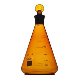 玻璃具塞三角烧瓶定碘碘量瓶磨口锥形瓶50ml100ml250ml500ml1000m