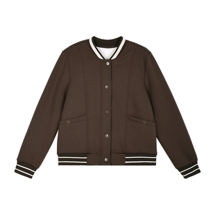 棒球服加绒厚外套女2025新款冬季女装爆款小香风上衣保暖洋气卫衣