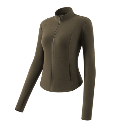 361瑜伽服外套加绒运动上衣长袖