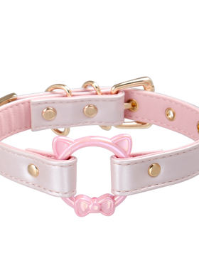 PUPPYRIDER可爱粉恋猫耳项圈女m