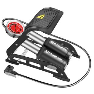 欧耐脚踏打气筒高压便携迷你自行车汽车电动车摩托家用脚踩打气泵