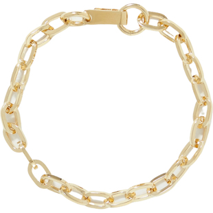 【新年礼物】Jennifer Fisher 简约时尚链扣设计女镀金手链配饰