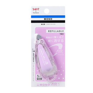 新色日本Tombow蜻蜓mono修正带学生用大容量可换替芯改正带替换芯进口文具透明涂改带学生静音塑料不断带限定