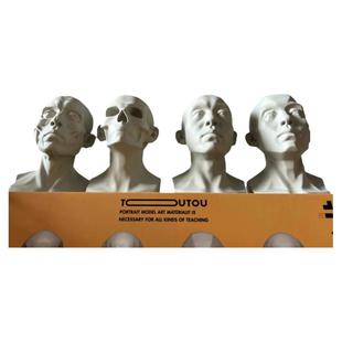头头是道3.0美术教具素描头像结构临摹教具独占石膏像写生米隆素描模型石膏体人物雕像树脂摆件美术生专用争霸联考博拉图出神入画