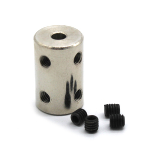 45#刚性联轴器 DIY电机模型机械传动轴连接件 圆柱形型联轴器钢套