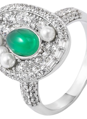 rosemate珍珠镶钻无畏戒