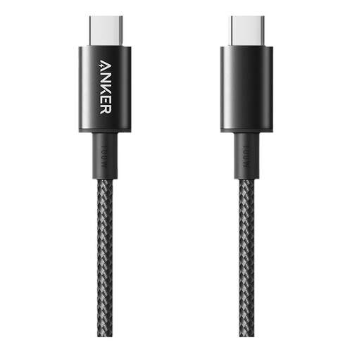 Anker安克编织线100W适配iPhone17苹果16华为小米安卓手机尼龙超级快充线双typeC数据线闪充加长3米PD充电线