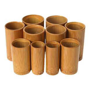 单个竹罐拔火罐中医专用罐家用美容院竹子罐竹筒全套吸湿罐竹吸筒