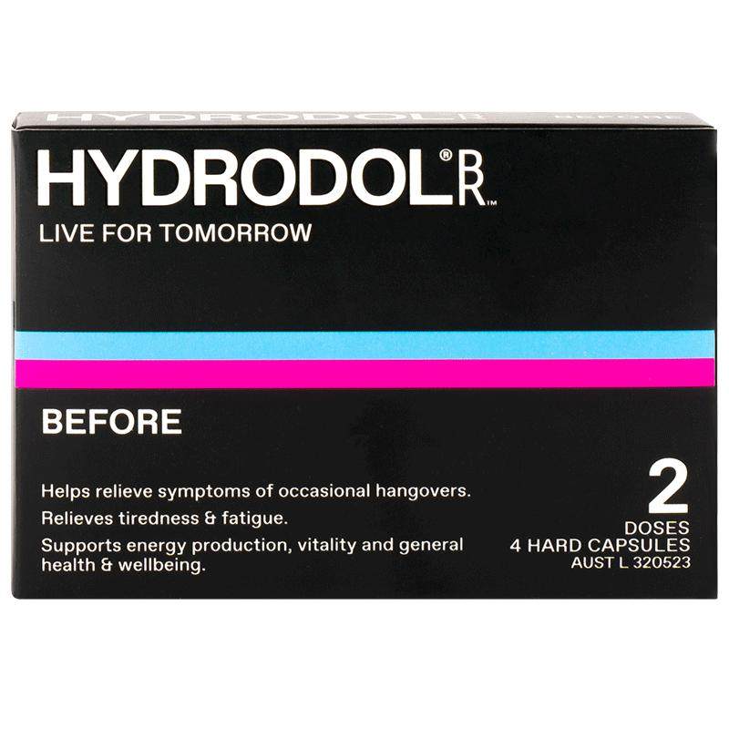 澳洲进口hydrodol解酒小黑盒快速醒酒防宿醉养护胃肝独立包装20粒