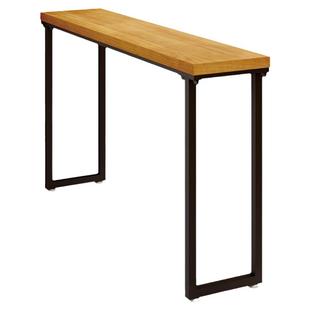 阳台吧台桌家用窄条桌实木窗边高脚桌子长条桌商用酒吧靠墙高吧桌