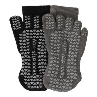 瑜伽袜子秋冬长筒防滑专业女五指室内运动中筒普拉提专用健身分趾