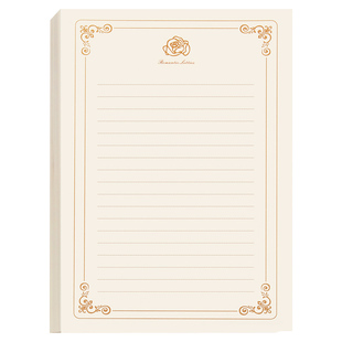 复古欧式玫瑰信纸信封套装文艺高级感表白手写信笺纸a4/B5/A5好看的浪漫情书送女友男友信纸加信封生日信签纸