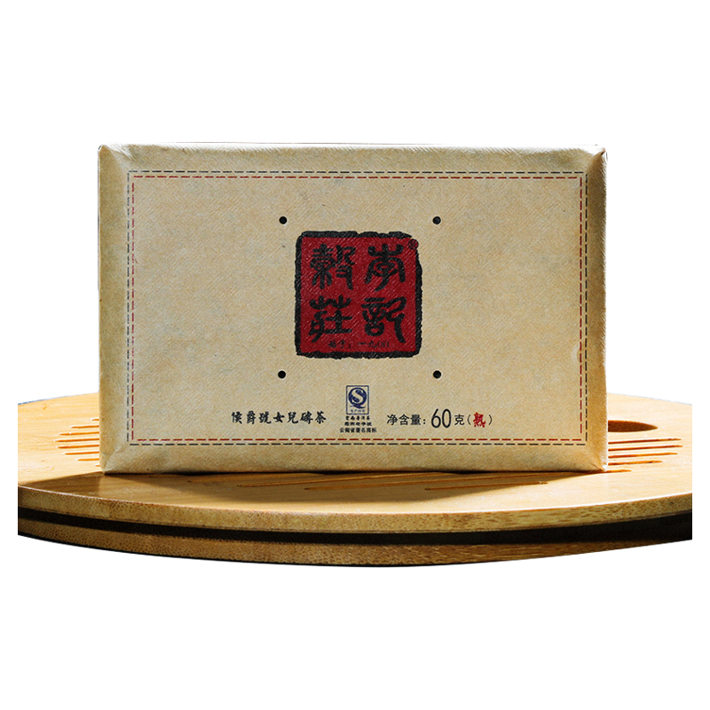 李记谷庄2016年侯爵号熟砖茶120g