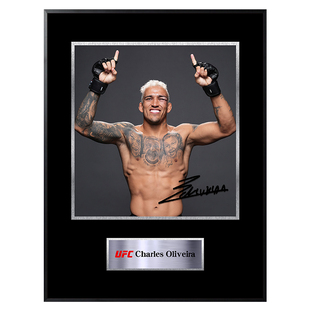 奥利维拉壁画周边礼物 UFC格斗相框挂画装饰画拳击馆励志海报