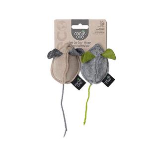 minusone猫薄荷玩具毛毡老鼠鱼流苏球逗猫棒自嗨解闷神器幼猫用品