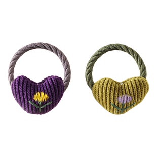 韩系可爱布艺爱心宝宝发绳发圈儿童扎头发皮筋高弹力女童头绳发饰