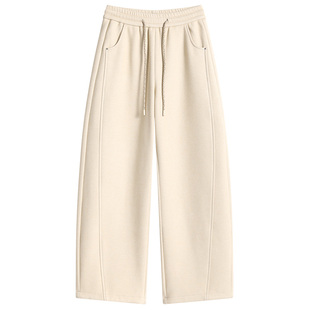 弯刀裤女秋冬新款加绒加厚保暖镰刀软糯亲肤遮肉阔腿运动香蕉裤子