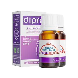 【2瓶装】dipro迪辅乐bb12益生菌婴幼儿宝宝新生儿儿童肠胃菌