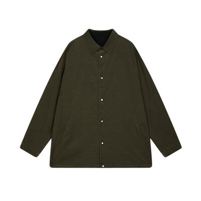 速写男装2025秋灯芯绒衬衫夹克