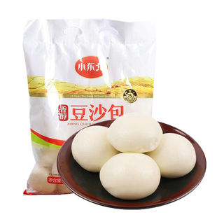 小东北豆沙包儿童早餐半成品红豆包子豆沙馒头速冻面点老式豆沙包