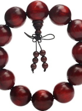 天然犀角紫檀手串老料