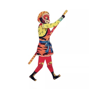 木影戏特色国潮礼物品木质单手皮影戏西游记人偶孙悟空儿童节玩具