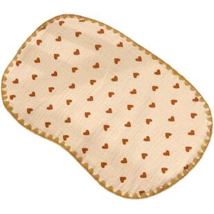 婴儿枕巾新生儿枕头平枕纯棉十层纱布吸汗透气防吐奶云片垫0-36月