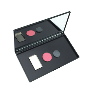 DIY钱包型眼影空盘空盒磁铁收纳腮红口红盒化妆替换分装压盘盒子