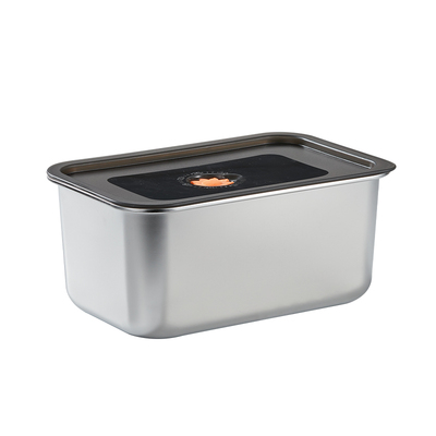 正方形316不锈钢密封盒子大容量